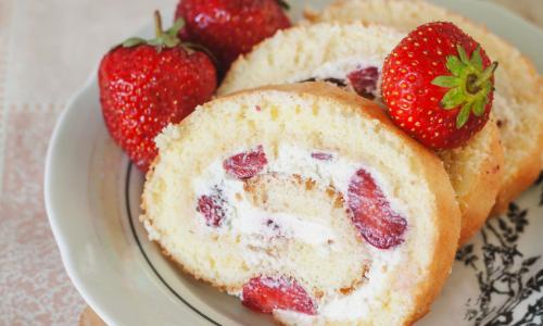 Абрикосовый рулет за полчаса - проще и быстрее не бывает